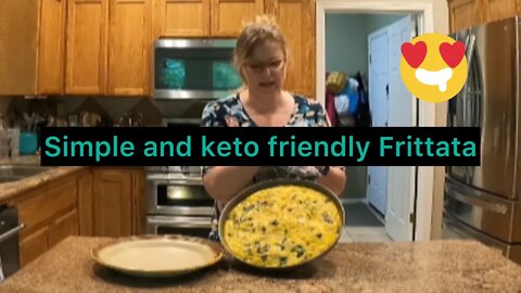 My recipe for a simple and keto friendly frittata