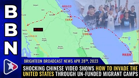 Apr 28, 2023 - Chinese video shows how to INVADE the U.S through UN-funded migrant camps