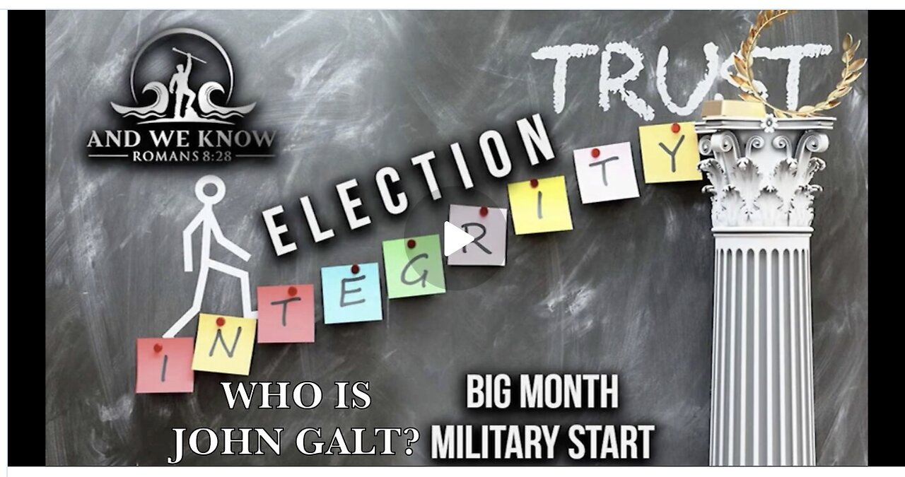 AWK- Big Month, Election Integrity, More division with DEMS, Military Start? TY JGANON SGANON