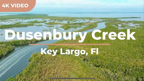 Relaxing in Key Largo’s Dusenbury Creek | Florida Keys Cinematic Drone Video