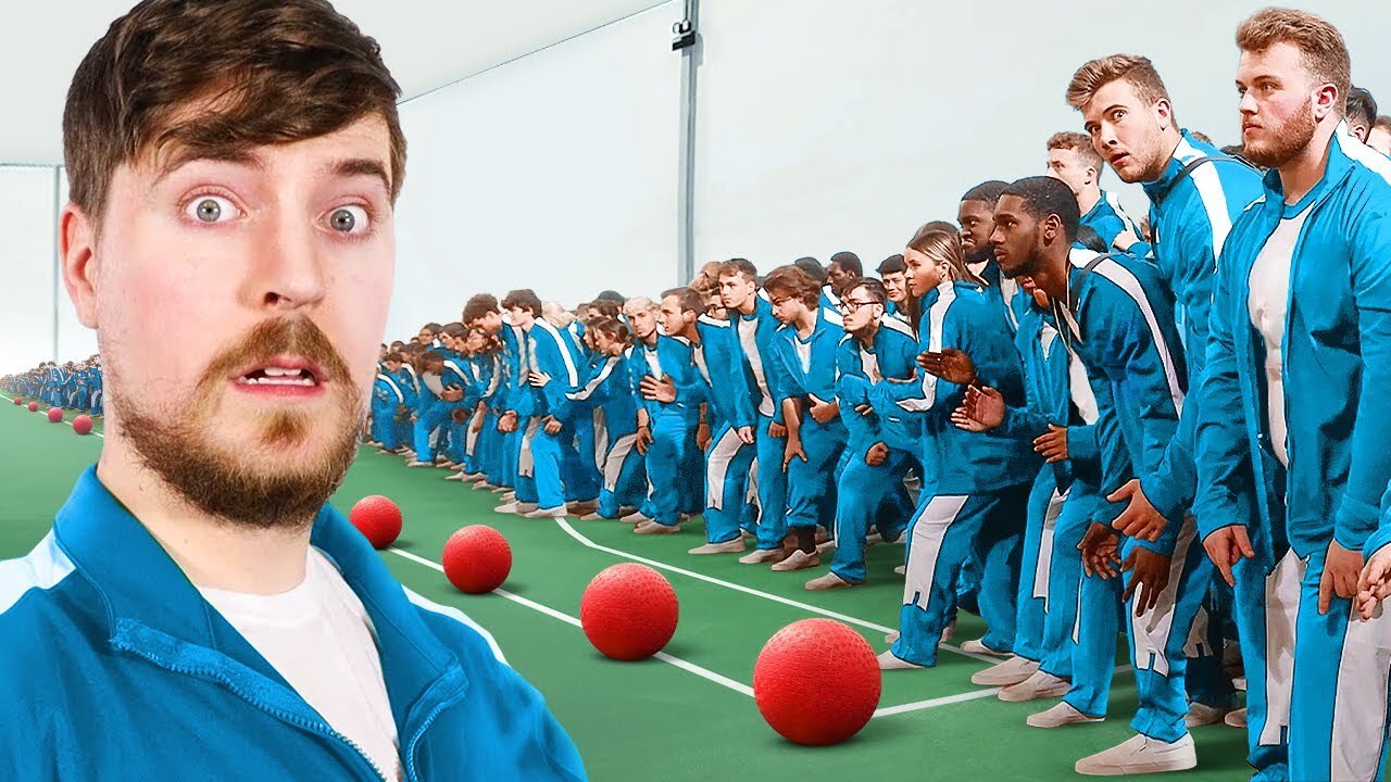 World's Largest Game Of Dodgeball