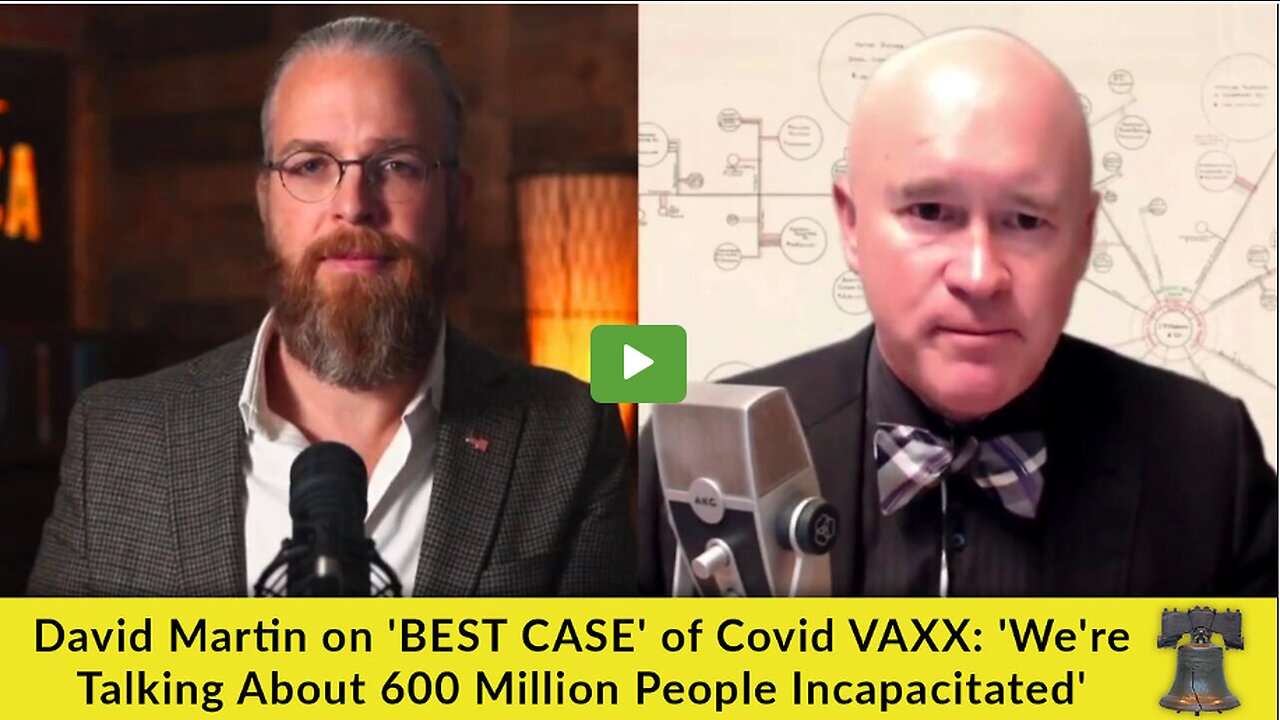 David Martin on 'BEST CASE' of Covid VAXX: 'We're Talking About 600 Million People Incapacitated'