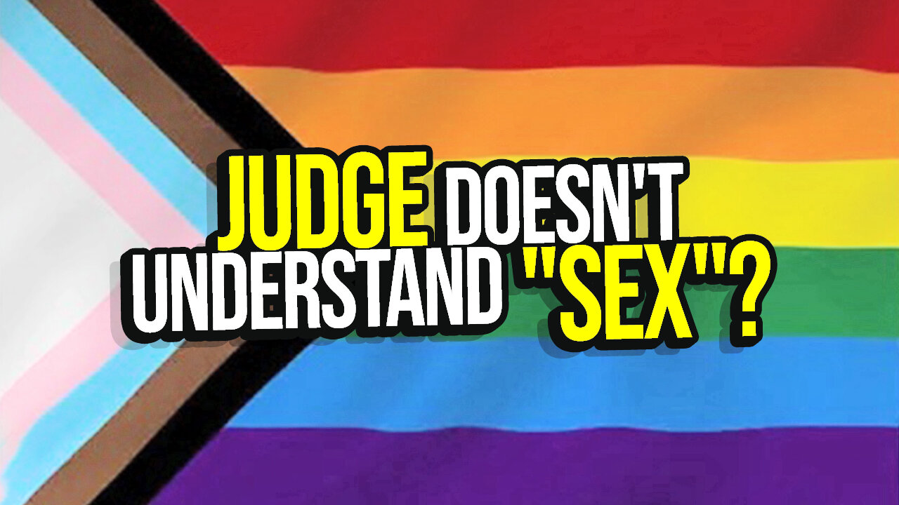 Montana Judge Strikes Down "Trans" Law Because He Doesn't Know What "Sex" Means! Viva Frei CAR VLAWG