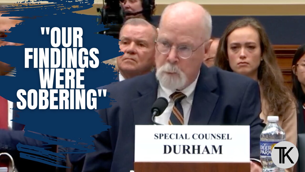 Durham: ‘Our Findings Were Sobering ... What Is Required Is Accountability!’