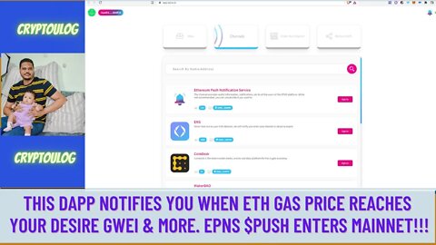 This DAPP Notifies You When ETH Gas Price Reaches Your Desire Gwei & More. EPNS $PUSH Enters Mainnet