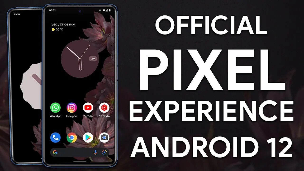 PIXEL EXPERIENCE OFFICIAL ANDROID 12 BETA | FPS NATIVO, PAINEL DE JOGOS E MUITO MAIS!