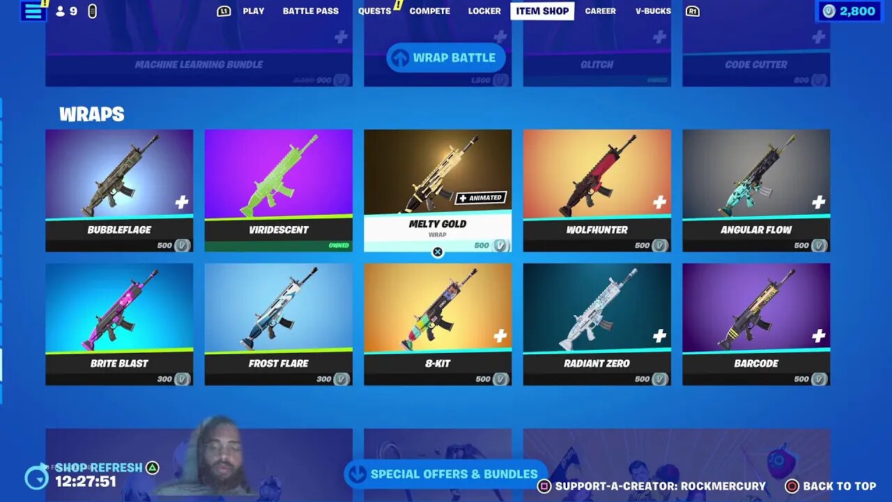 Fortnite with Rock Mercury