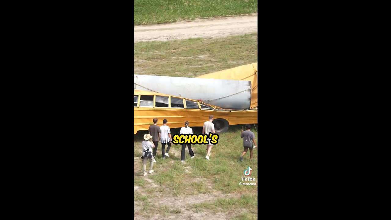 Mettle pipe vs school bus challange