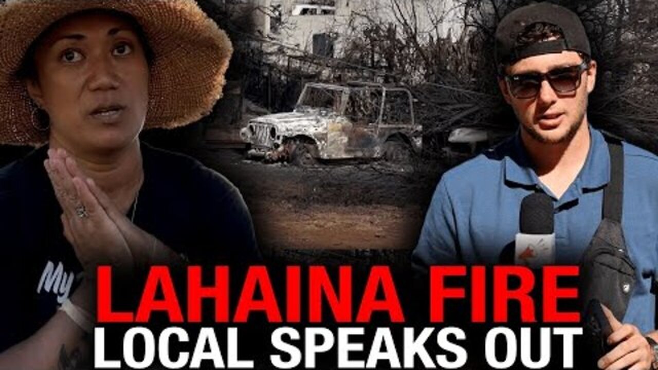 LAHAINA LOCAL SHARES HARROWING STORY OF EVACUATION FROM TOWN RAVAGED BY WILDFIRE