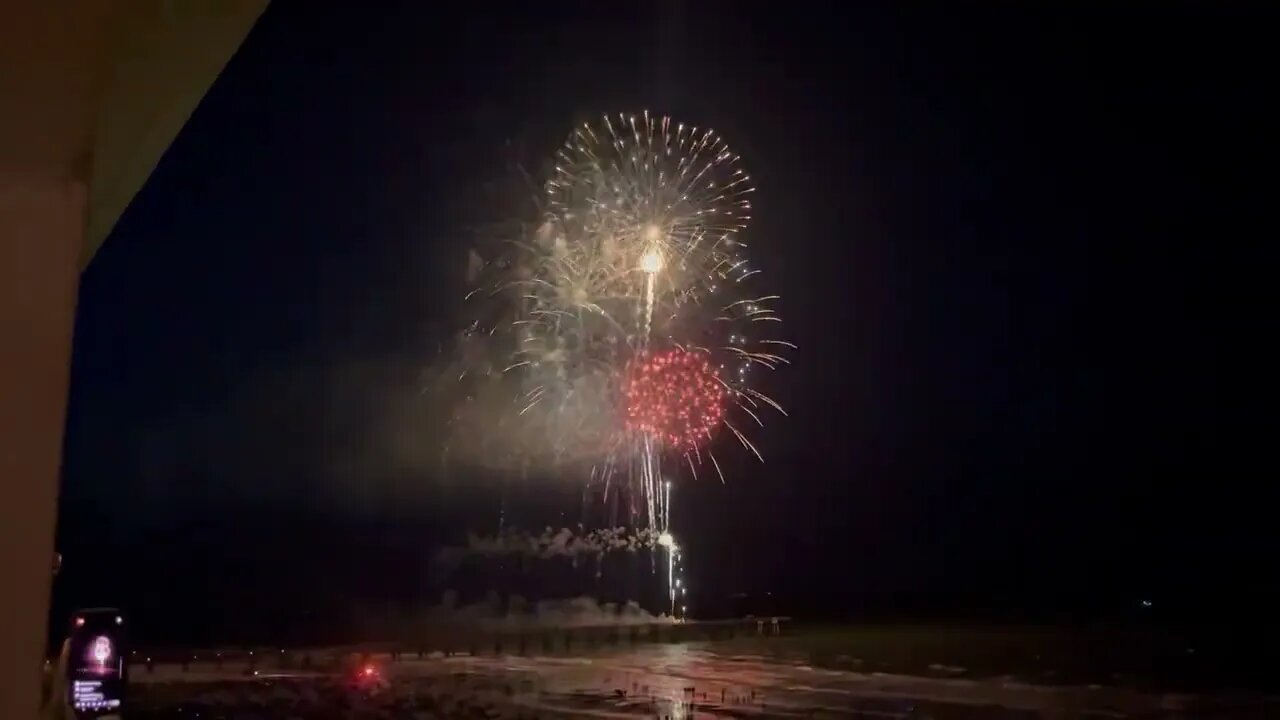 July 4th, 2022 Fireworks from Jacksonville Beach - Finale