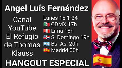 Hangout especial // Angel Luís Fernández 🇪🇸 (15-1-24)