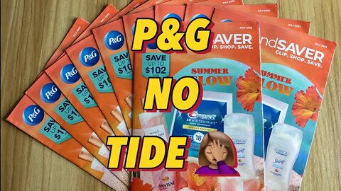 P&G without TIDE!! OMG😱 | #couponingwithdee #earlyinserts