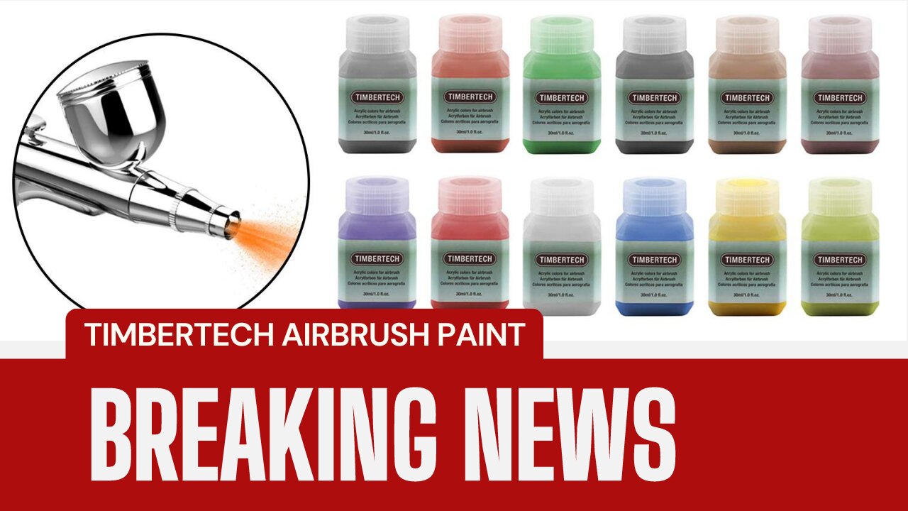 Airbrushing with TimberTech Airbrushing Paint.