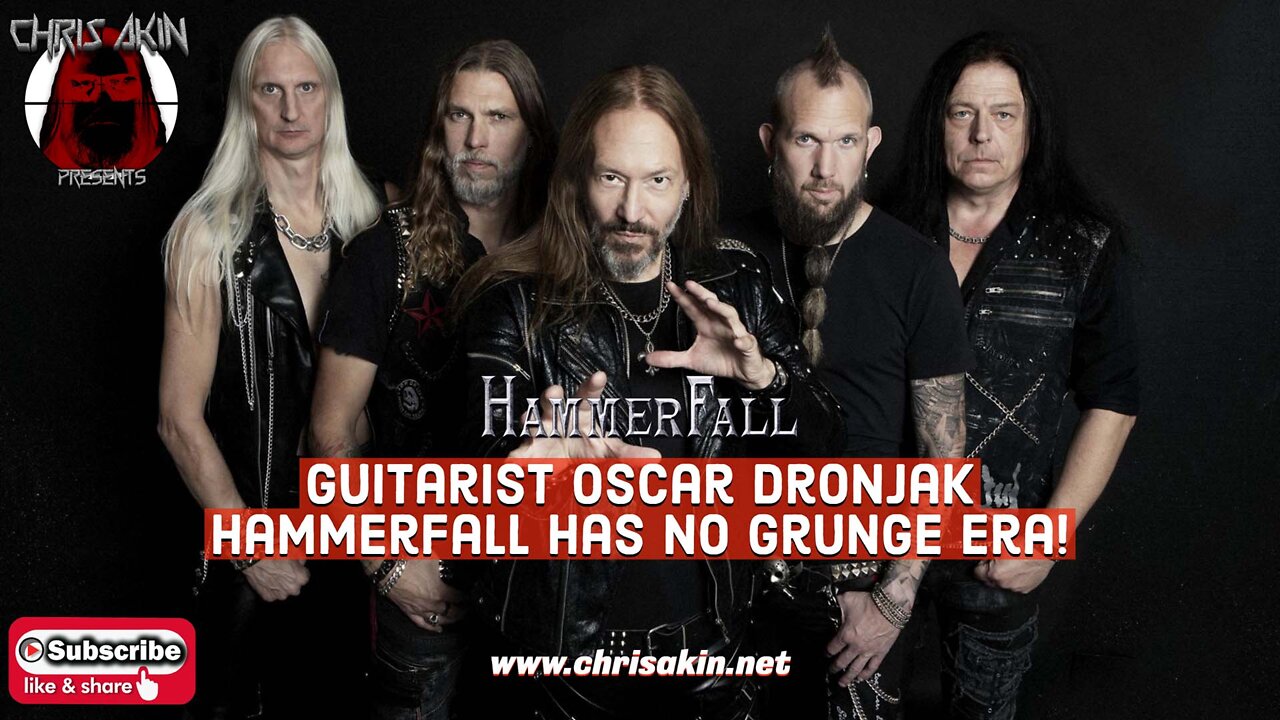 CAP | Guitarist Oscar Dronjak: Hammerfall Have No Grunge Era