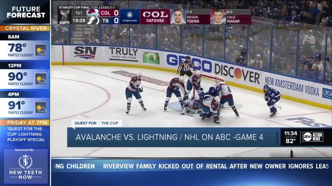 Avalanche take Game 4 in overtime 3-2, lead series 3-1