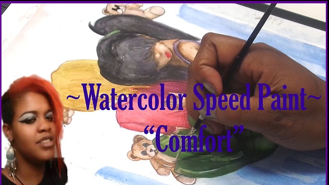 Watercolor illustration Speed Painting