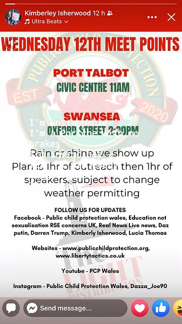 12/04/2023 Wales : against sex ed : Public Child Protection Wales 🏴󠁧󠁢󠁷󠁬󠁳󠁿👍😁