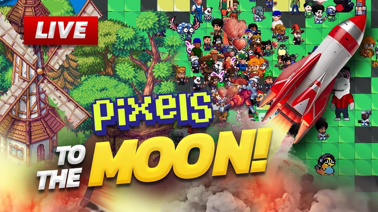 Play to earn Pixels Gameplay!