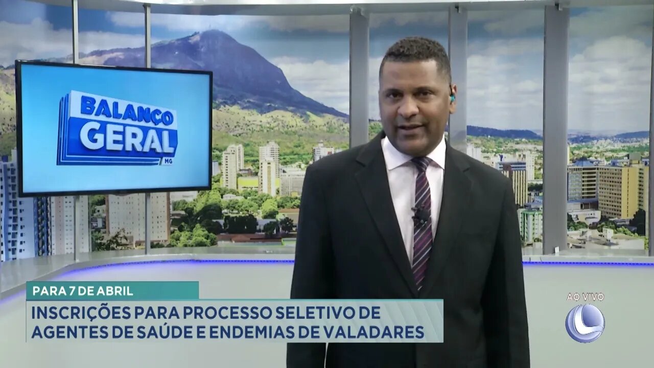 Para 7 de abril: inscrições para processo seletivo de agentes de saúde e endemias de GV.