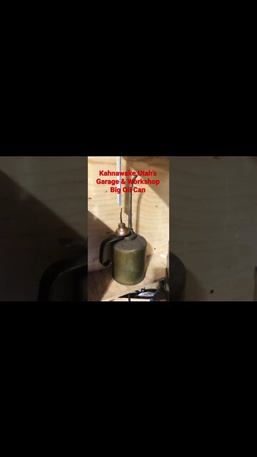 Large Vintage Oil Can - #shorts