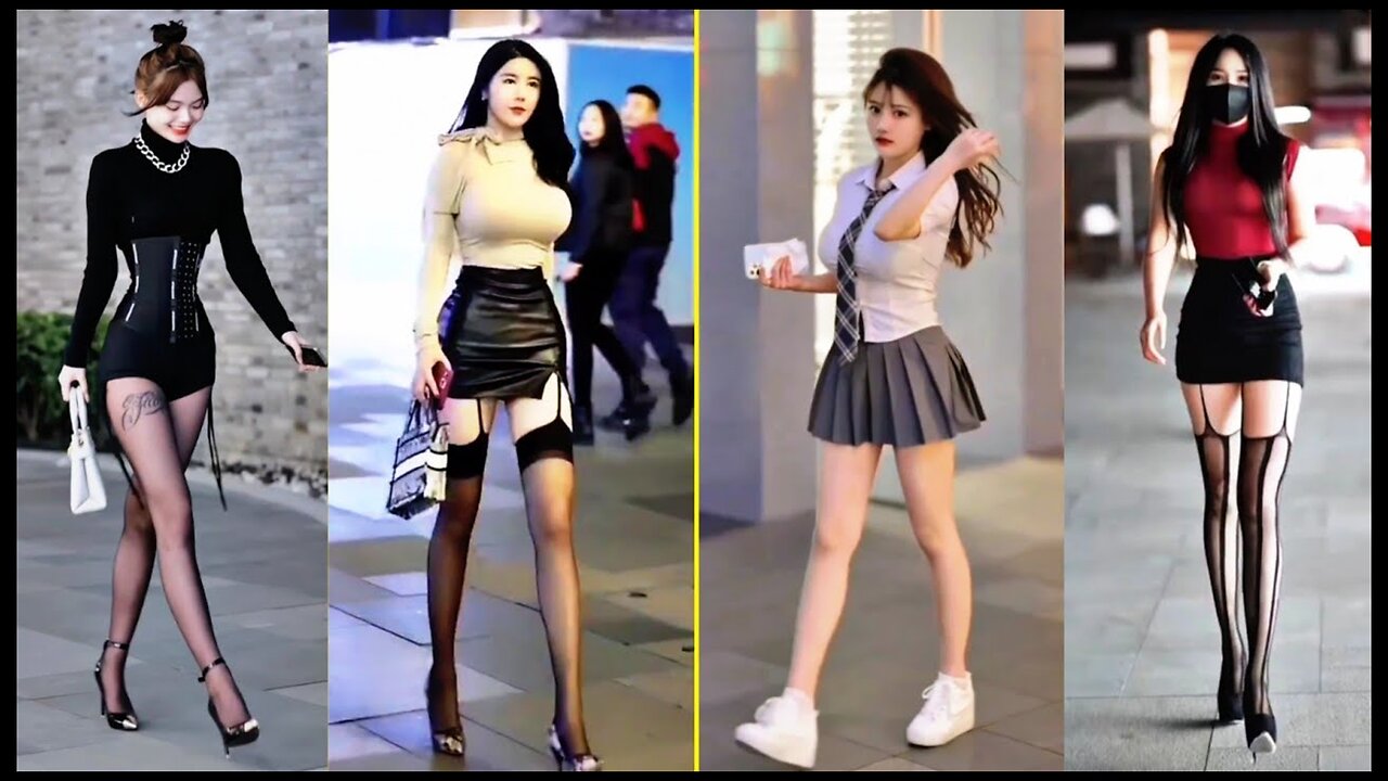 Chinese girls mejores street fashion # wow