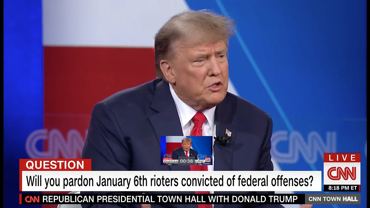 Crowd Cheers as Trump Vows to Pardon Many People Arrested on January 6