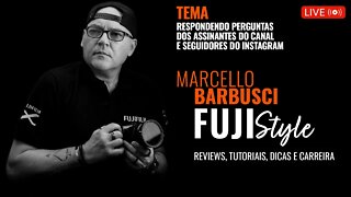 LIVE | RESPONDENDO PERGUNTAS sobre FUJIFILM e muito mais