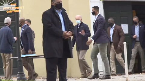 Joe Biden visiting a church.