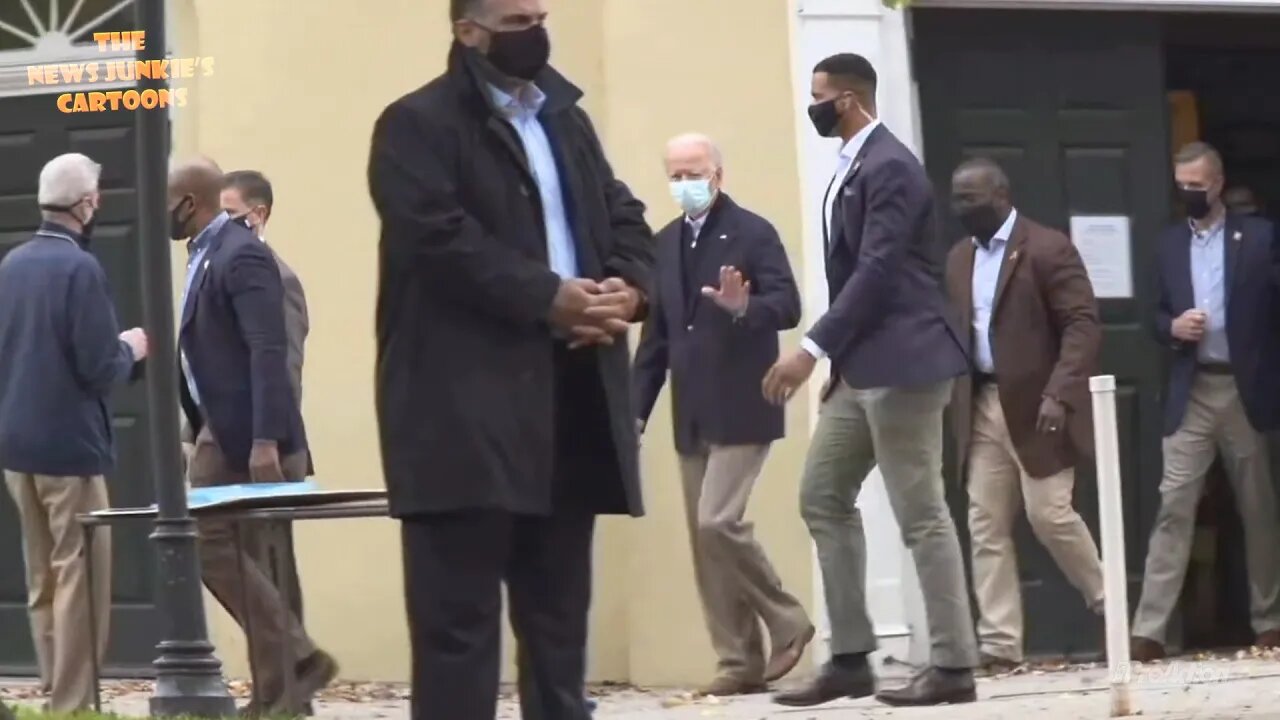 Joe Biden visiting a church.