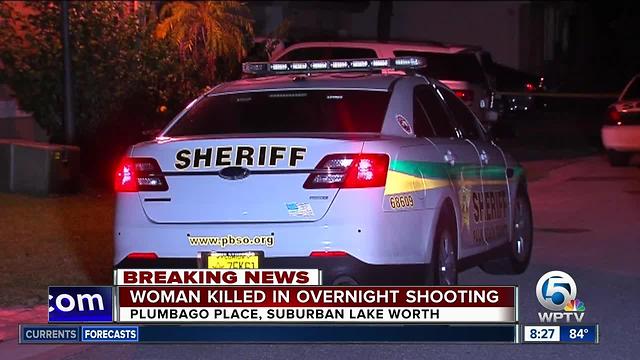 Woman killed in overnight suburban in suburban Lake Worth