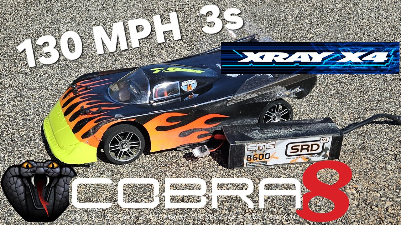 Cobra 8 ESC 130 MPH 3s