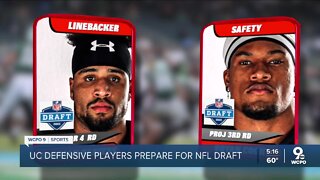 UC football players prepare for NFL Draft