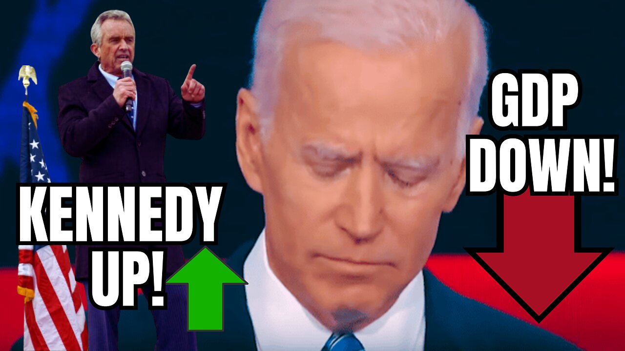 GDP slows DOWN, Kennedy UP as Biden SINKS! Could Biden LOSE?