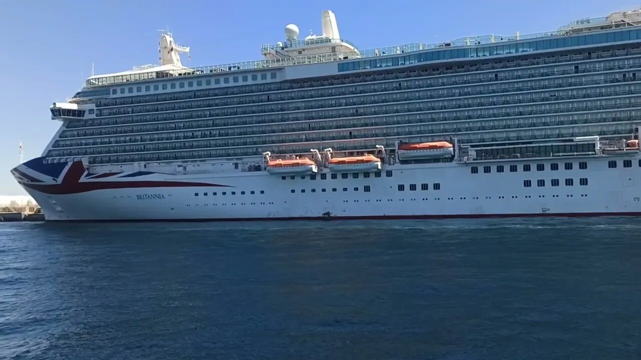 Britannia in Gibraltar today.