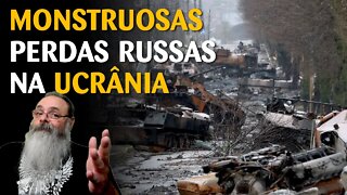 Saída russa do norte de Kyiv permite estimar as perdas russas nessa guerra e são monstruosas