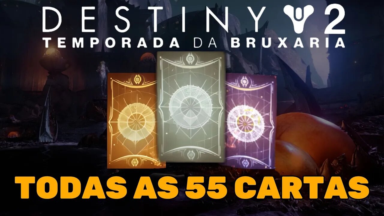 Destiny 2 - Como conseguir todas as 55 Cartas | Temporada da Bruxaria (Semana 8)