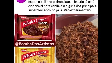 Nissin anuncia Miojo Doce Sabor Brigadeiro e Beijinho