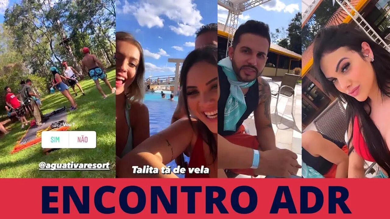 BABAL E EMILY FORAM AO EVENTO DA AGÊNCIA ADR DA QUAL EMILY FAZ PARTE