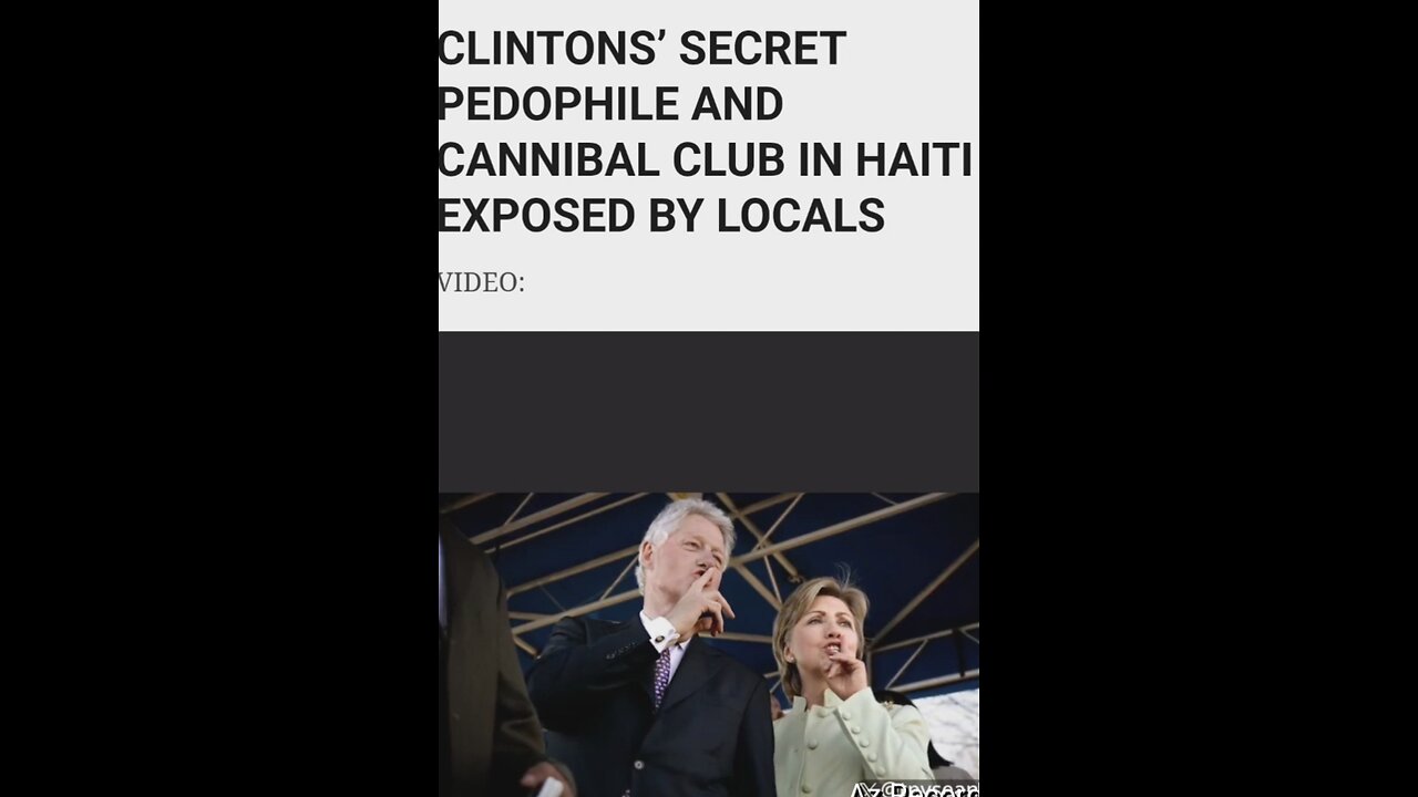 Clintons’ Secret Pedophile and Cannibal Club in Haiti Exposed By Locals