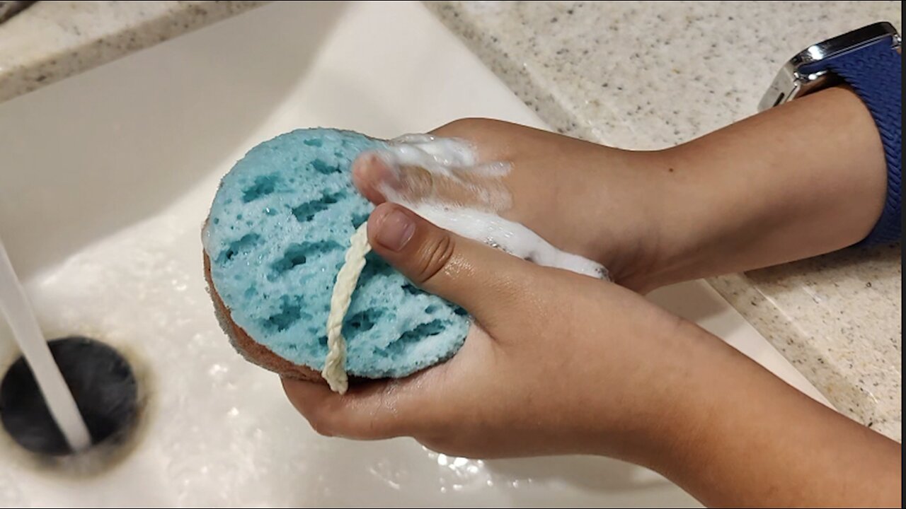 Soft Exfoliating Shower Sponge