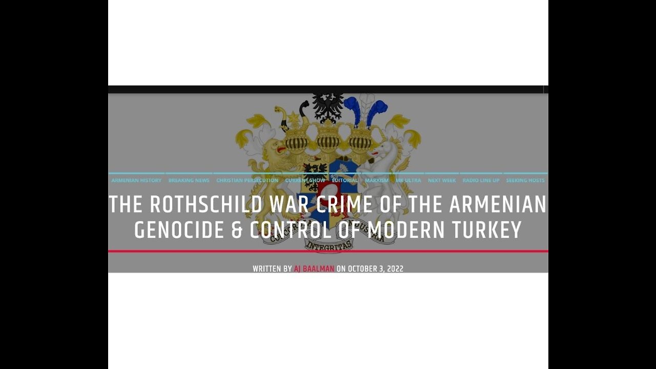 Exposing The Rothschilds Part Three: The Project Of Modern Turkey