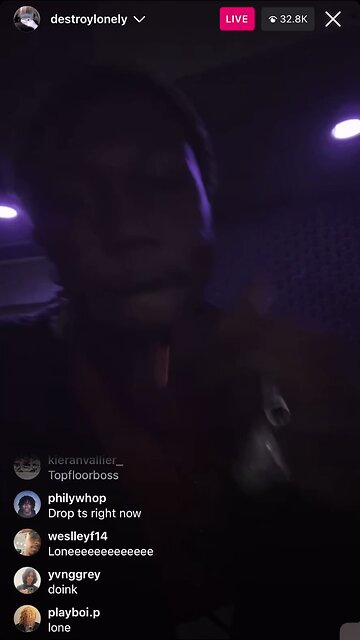 DESTROYLONEY INSTAGRAM LIVE: DestroyLonely Preview New Song With Whole New Sound🔥🔥 (05/30/23)