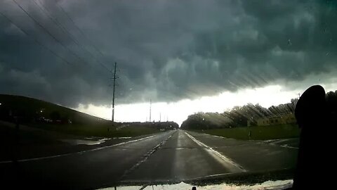 STORM CHASE HIGHLIGHTS August 29, 2022- Three Rivers Squall Line with Rotation