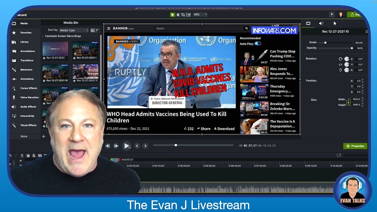 12/27/21 - The Evan J Livestream - Ep. 145