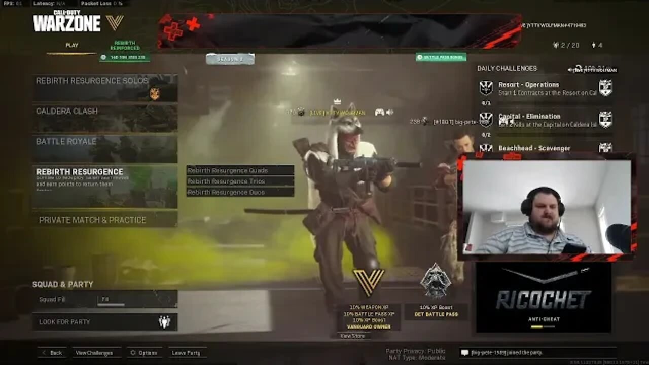 WOLFMAN PLAYS REBIRTH ISLAND