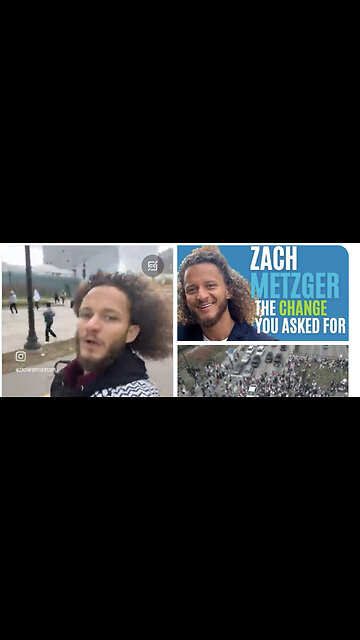 Watch candidate Zach Metzger block off a highway and terrorize an elderly white man driving