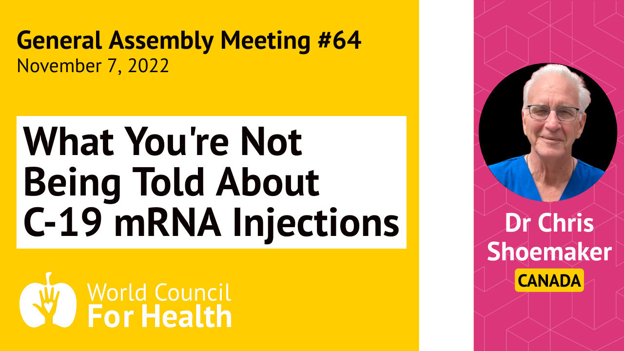 Dr Chris Shoemaker: What You're Not Being Told About Covid-19 mRNA Injections