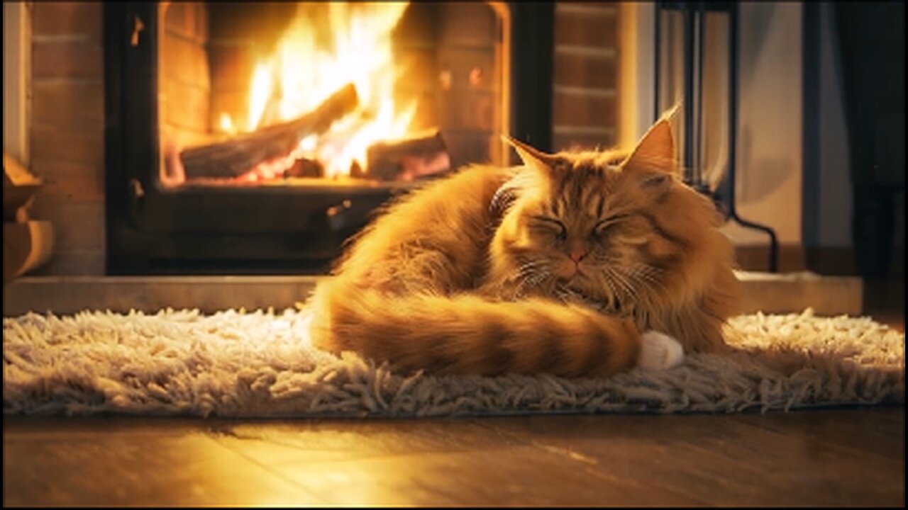 @DreamBetterLilly Presents: "1 Hour Of Cat Purr Next To The Fireplace"