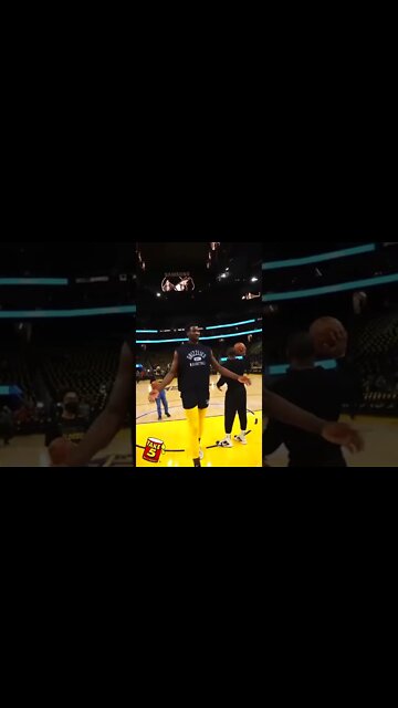Jaren Jackson Jr Pre-Game Warm-up with Half court Trey!