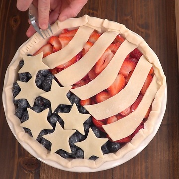 Old Glory Berry Pie